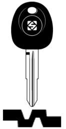 Toon details voor Silca Transpondersleutel brass SSY4RTE zonder chip Afbeelding van Silca Transpondersleutel brass SSY4RTE zonder chip