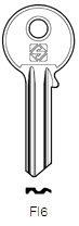 Toon details voor Silca Cilindersleutel brass FI6 Afbeelding van Silca Cilindersleutel brass FI6