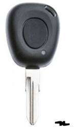 Toon details voor Silca lege behuizing 1-knops VAC102ARS1 Afbeelding van Silca lege behuizing 1-knops VAC102ARS1