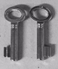 Toon details voor DX grendelslotsleutel art. 70B - 15 Afbeelding van DX grendelslotsleutel art. 70B - 15