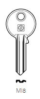 Toon details voor Silca Cilindersleutel brass MI8 Afbeelding van Silca Cilindersleutel brass MI8