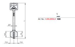 Toon details voor STUV dubbelbaardsleutel 4-95 2502 0 IVOX 100mm Afbeelding van STUV dubbelbaardsleutel 4-95 2502 0 IVOX 100mm