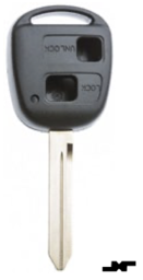 Toon details voor Silca lege behuizing 2-knops TOY47BRS2 Afbeelding van Silca lege behuizing 2-knops TOY47BRS2