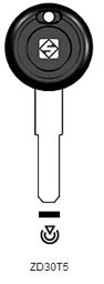 Toon details voor Silca Transpondersleutel brass ZD30TE zonder chip Afbeelding van Silca Transpondersleutel brass ZD30TE zonder chip