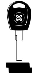 Toon details voor Silca Transpondersleutel brass HU66TE zonder chip Afbeelding van Silca Transpondersleutel brass HU66TE zonder chip