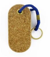 Toon details voor Sleutelhanger drijver kurk plat 105x50x24mm Afbeelding van Sleutelhanger drijver kurk plat 105x50x24mm