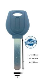 Toon details voor GAD fietssleutel banen KB24 (TECHNO / PROTECT) Afbeelding van GAD fietssleutel banen KB24 (TECHNO / PROTECT)