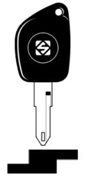 Toon details voor Silca Transpondersleutel brass NE72ATE zonder chip Afbeelding van Silca Transpondersleutel brass NE72ATE zonder chip