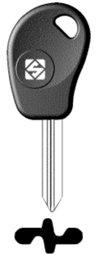 Toon details voor Silca Transpondersleutel nikkel SX9TE zonder chip Afbeelding van Silca Transpondersleutel nikkel SX9TE zonder chip
