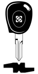 Toon details voor Silca Transpondersleutel brass VAC102TE zonder chip Afbeelding van Silca Transpondersleutel brass VAC102TE zonder chip