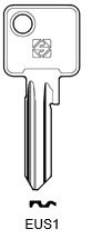 Toon details voor Silca Cilindersleutel staal EUS1 Afbeelding van Silca Cilindersleutel staal EUS1