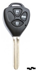 Toon details voor Silca lege behuizing 3-knops TOY43ARS8 Afbeelding van Silca lege behuizing 3-knops TOY43ARS8