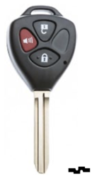 Toon details voor Silca lege behuizing 3-knops TOY43ARS9 Afbeelding van Silca lege behuizing 3-knops TOY43ARS9