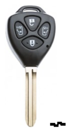 Toon details voor Silca lege behuizing 4-knops TOY43ARS7 Afbeelding van Silca lege behuizing 4-knops TOY43ARS7