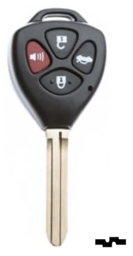 Toon details voor Silca lege behuizing 4-knops TOY43ARS10 Afbeelding van Silca lege behuizing 4-knops TOY43ARS10