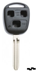 Toon details voor Silca lege behuizing 3-knops TOY43BRS8 Afbeelding van Silca lege behuizing 3-knops TOY43BRS8