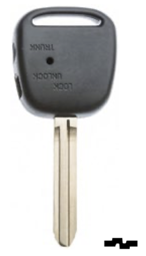 Toon details voor Silca lege behuizing 2-knops TOY43RS2 Afbeelding van Silca lege behuizing 2-knops TOY43RS2