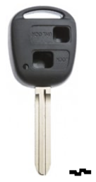 Toon details voor Silca lege behuizing 2-knops TOY43BRS2 Afbeelding van Silca lege behuizing 2-knops TOY43BRS2