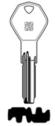 Toon details voor Silca Boringsleutel brass CVL6R Afbeelding van Silca Boringsleutel brass CVL6R