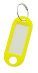 Toon details voor Labels met ring (100 stuks) - NEON Geel Afbeelding van Labels met ring (100 stuks) - NEON Geel