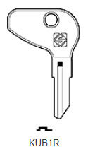 Toon details voor Silca Autosleutel brass KUB1R Afbeelding van Silca Autosleutel brass KUB1R