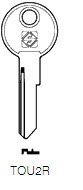 Toon details voor Silca Cilindersleutel brass TOU2R Afbeelding van Silca Cilindersleutel brass TOU2R