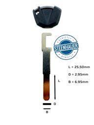 Toon details voor Transpondersleutel brass zonder chip  KAWASAKI KAW-06C Afbeelding van Transpondersleutel brass zonder chip  KAWASAKI KAW-06C