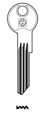 Toon details voor Silca Cilindersleutel brass FB64RX Afbeelding van Silca Cilindersleutel brass FB64RX