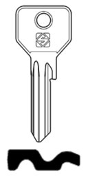 Toon details voor Silca Cilindersleutel staal STN2 Afbeelding van Silca Cilindersleutel staal STN2