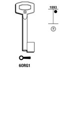Toon details voor Silca Klaviersleutel brass 6ORG1 Afbeelding van Silca Klaviersleutel brass 6ORG1