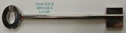 Toon details voor MAUER dubbelbaardsleutel 0788526-5101 L=130mm Afbeelding van MAUER dubbelbaardsleutel 0788526-5101 L=130mm