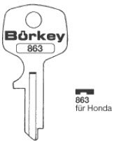 Toon details voor Borkey Cilindersleutel 863 Afbeelding van Borkey Cilindersleutel 863