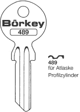 Toon details voor Borkey Cilindersleutel 489 Afbeelding van Borkey Cilindersleutel 489