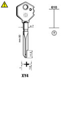 Toon details voor Silca Stersleutel ijzer XY4 Afbeelding van Silca Stersleutel ijzer XY4