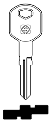 Toon details voor Silca fietssleutel brass GAD3 Afbeelding van Silca fietssleutel brass GAD3