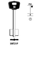 Toon details voor Silca Dubbelbaardsleutel brass 5MT21P Afbeelding van Silca Dubbelbaardsleutel brass 5MT21P