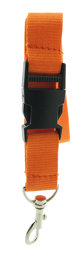 Toon details voor Lanyard / keycord oranje Afbeelding van Lanyard / keycord oranje