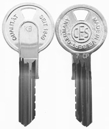 Toon details voor Nemef cilindersleutel SV 110F - KB5 - GR7 ABE 245 7CP Afbeelding van Nemef cilindersleutel SV 110F - KB5 - GR7 ABE 245 7CP