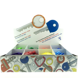 Toon details voor Kappen rond (200 stuks) assorti Afbeelding van Kappen rond (200 stuks) assorti