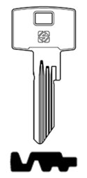 Toon details voor Silca Cilindersleutel staal PHF51R Afbeelding van Silca Cilindersleutel staal PHF51R