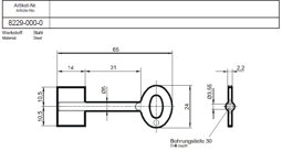 Toon details voor Cawi 8229-000-0 Stahl 65mm Afbeelding van Cawi 8229-000-0 Stahl 65mm