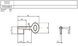 Toon details voor Cawi 8103-000-0 Stahl 50mm Afbeelding van Cawi 8103-000-0 Stahl 50mm