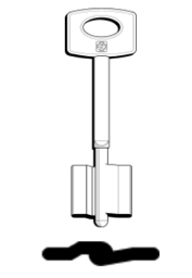 Toon details voor Silca Klaviersleutel brass 5EZ6 Afbeelding van Silca Klaviersleutel brass 5EZ6