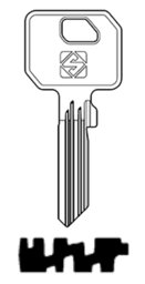 Toon details voor Silca Cilindersleutel nikkel WK88 (W235) Afbeelding van Silca Cilindersleutel nikkel WK88 (W235)