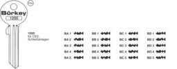 Toon details voor Borkey 1200 BD4 Cilindersleutel voor CES VAS, MS Afbeelding van Borkey 1200 BD4 Cilindersleutel voor CES VAS, MS