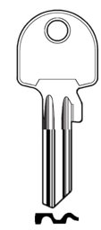 Toon details voor Silca Cilindersleutel brass LP5XL Afbeelding van Silca Cilindersleutel brass LP5XL