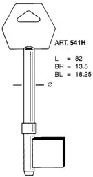 Toon details voor LIPS borstsleutel art. 541H (5mm) Afbeelding van LIPS borstsleutel art. 541H (5mm)