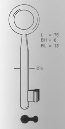 Toon details voor Meubelsleutel Interlubke Art. 420 Afbeelding van Meubelsleutel Interlubke Art. 420