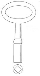 Toon details voor Art. 261 vierkant 110x12mm Afbeelding van Art. 261 vierkant 110x12mm