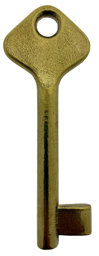 Toon details voor Kajuitsleutel messing art. 3533 6.3x70mm Afbeelding van Kajuitsleutel messing art. 3533 6.3x70mm